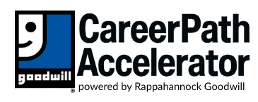 CareerPath Accelerator logo with Goodwill branding and Rappahannock Goodwill text.